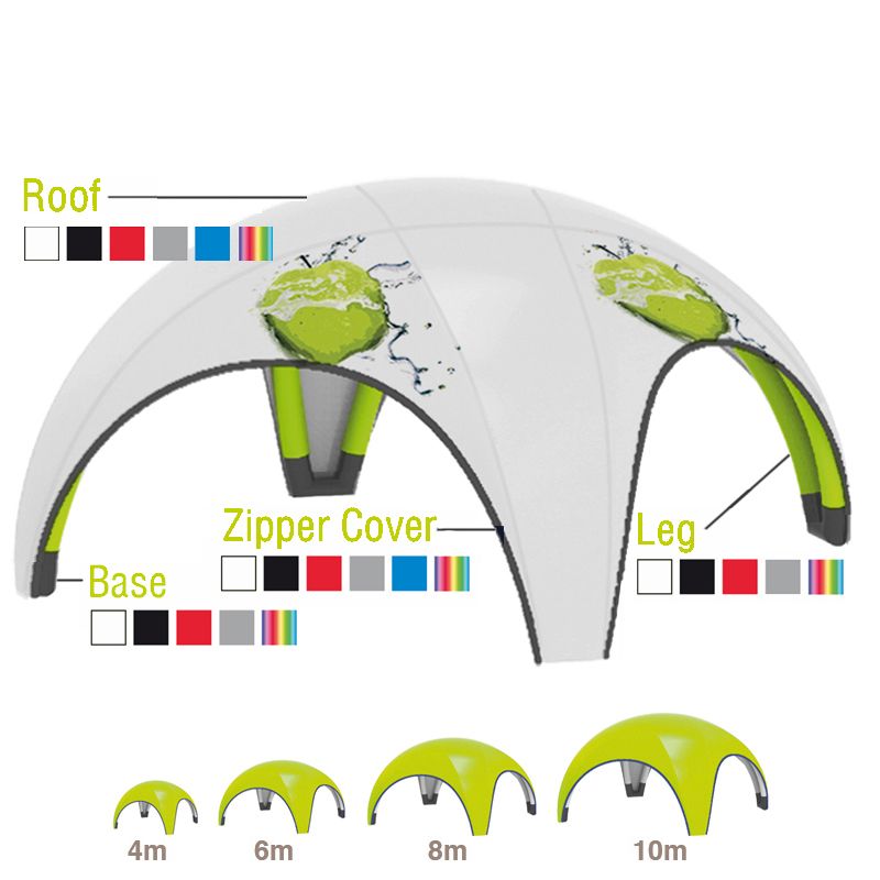 INFLAT X-Tent Spider Farbauswahl